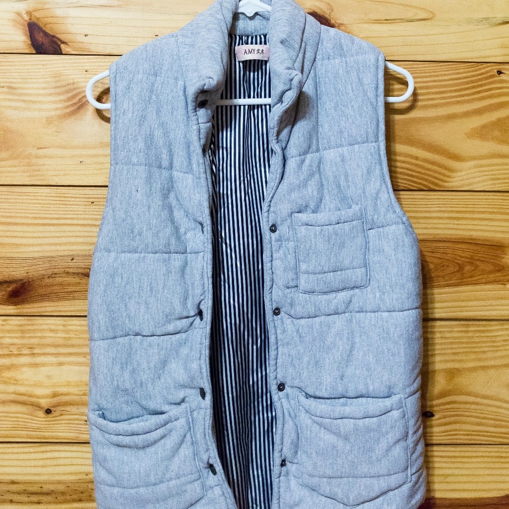 Amy Gray Puff Vest